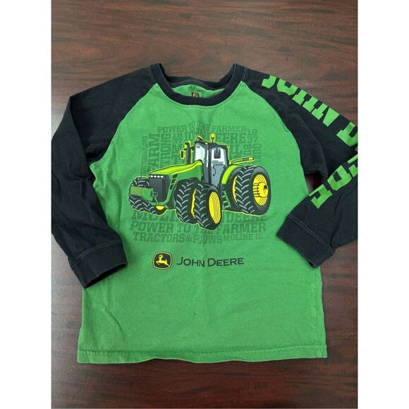 John Deere Boys Tractor Graphic Tee Size Youth 6 - Picture 1 of 8